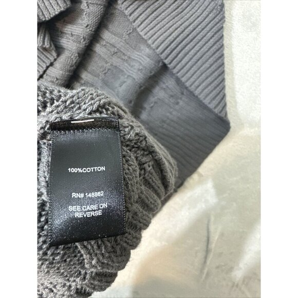 Women's Torrid Shaw Button Up Knitted Thick Gray Plus Size 1/2 - Picture 4 of 15